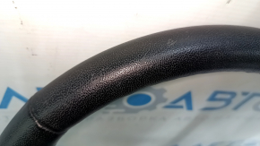 Руль голый Ford Escape MK3 17-19 рест, кожа, черный, без кнопок, потерт