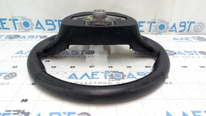 Руль голый Ford Escape MK3 17-19 рест, кожа, черный, без кнопок, потерт