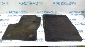 Set covorașe pentru Ford Escape MK3 13-19, material textil negru, tip 1, curățabil chimic