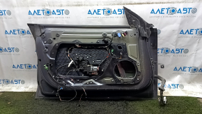 Ansamblu ușă stânga față Tesla Model 3, grafit PMNG 18-20, zgârietură, zgârieturi pe mâner, ciobire de vopsea