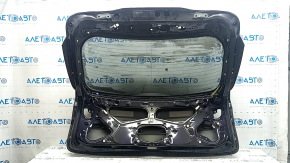 Дверь багажника голая со стеклом Lexus RX350 RX450h 10-15 синий 214, в копоти