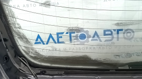 Дверь багажника голая со стеклом Lexus RX350 RX450h 10-15 синий 214, в копоти