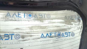 Дверь багажника голая со стеклом Lexus RX350 RX450h 10-15 синий 214, в копоти