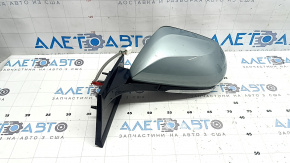 Зеркало боковое левое в сборе Toyota Prius 50 16-20 6 пинов, BSM, зеленое, царапины