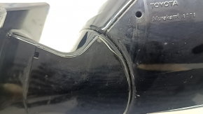 Зеркало боковое правое в сборе Toyota Prius 50 16-20 6 пинов, BSM, зеленое, трещина, царапины