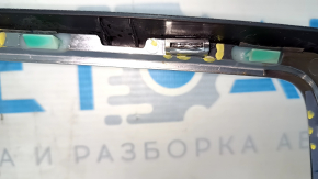 Накладка центральной консоли без подстаканников Ford Escape MK3 17-19 черная, надломаны крепление, царапины