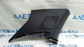 Накладка задней стойки за форточкой левая Audi Q3 83A 19-25 черная, под динамик, царапины