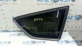 Форточка глухое стекло задняя правая Ford Escape MK3 13-19 хром надрезан уплотнитель