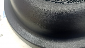 Panou decorativ ușă spate dreapta Toyota Prius 50 16-22 negru cu inserție gri din piele, cotiera din piele, cu mâner, zgârieturi, îndoituri