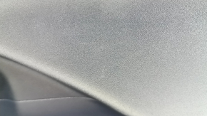 Panou decorativ ușă, dreapta față, Toyota Prius 50 16-22, negru cu inserție gri, cu cotieră din piele, cu mâner, zgârieturi