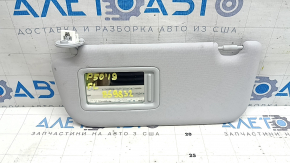 Vizor stânga pentru Toyota Prius 50 19-22, gri, fără cârlig, zgârieturi, necesită curățare