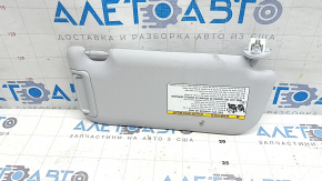 Козырек левый Toyota Prius 50 19-22 серый, без крючка, царапины, под чистку