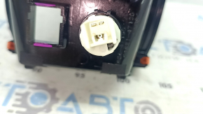 Ornamente negre pentru suport de pahare în consolă centrală Toyota Prius 50 19-22, pentru încărcare wireless, zgârieturi