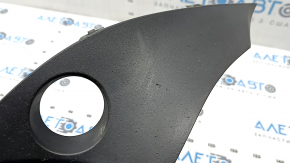 Grilă inferioară bară față Toyota Prius 50 19-22 sub proiectoarele de ceață, structură, suport defect