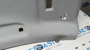 Обшивка потолка Toyota Prius 50 16-22 серая, без люка, под химчистку, заломы, потерта