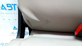 Задний ряд сидений 2 ряд левое Ford Escape MK3 17-19 кожа серая, с ремнем, примято, царапины
