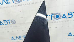 Ornament aripă spate dreapta pentru Toyota Prius 50 16-22, negru lucios, zgârieturi