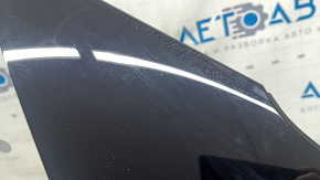 Ornament aripă spate dreapta pentru Toyota Prius 50 16-22, negru lucios, zgârieturi