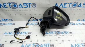 Зеркало боковое правое в сборе Audi Q3 83A 19-25 6+2 пинов, поворотник, подогрев, BSM, графит