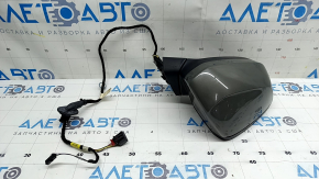 Зеркало боковое правое в сборе Audi Q3 83A 19-25 6+2 пинов, поворотник, подогрев, BSM, графит