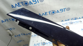 Ornamente ușă spate stânga pentru Audi Q3 83A 19-25, negru lucios, zgârieturi