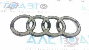 Эмблема логотип AUDI двери багажника Audi Q3 83A 19-25 черный глянец