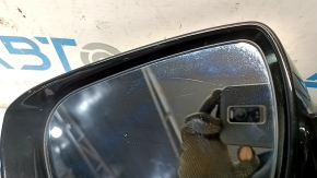 Зеркало боковое левое в сборе Hyundai Santa FE Sport 13-16 дорест, 5 пинов, серебро, 3D, царапины, царапины на стекле, сколы