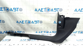 Ornament prag interior stânga față pentru Audi Q3 83A 19-25, negru, necesită curățare, elemente de fixare rupte, zgârieturi