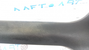 Ornament prag interior stânga față pentru Audi Q3 83A 19-25, negru, necesită curățare, elemente de fixare rupte, zgârieturi