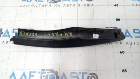 Накладка продольного рейлинга передняя правая Ford Escape MK3 13-19 черная, тычки