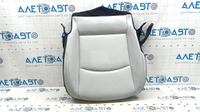 Tapițerie scaun pasager Toyota Prius 50 19-22, încălzită, piele neagră și gri, necesită curățare, șifonată
