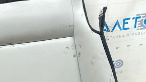 Обшивка подушки водительского сиденья Toyota Prius 50 19-22 подогрев, кожа черно-серая, под чистку