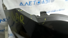 Бампер задний голый верхняя часть Audi Q3 83A 19-25 под парктроники без Park Assist, S-Line, графит LX7G, с креплением, царапины, потертости, сколы, надломаны крепления