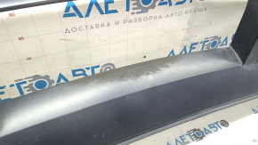 Губа заднего бампера Audi Q3 83A 19-21 черный хром, матовый, S-Line, царапины, потертость