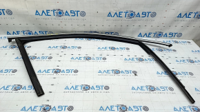 Bandă superioară ușă, față dreapta, Audi Q3 83A 19-25, cromată, garnitură ruptă, zgârieturi pe crom