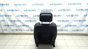Пассажирское сидение Audi Q3 83A 19-25 с airbag, S-Line, электрическое, механическая подпорка коленей, подогрев, кожа черная, вставки алькантара, белая строчка, царапины на пластике, под чистку