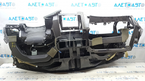 Torpedo panoul frontal fără AIRBAG Nissan Murano z52 15-18 negru, prins rupt, zgâriat
