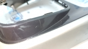 Ornamente bord inferioare centrale Ford C-max MK2 13-17, gri, negru lucios, 2 piese, zgârieturi