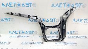 Ornamente bord inferioare centrale Ford C-max MK2 13-17, gri, negru lucios, 2 piese, zgârieturi