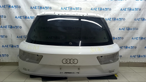 Hayon gol cu sticlă pentru Audi Q7 16-19, aluminiu, alb LC9A