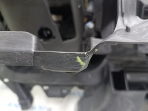 Торпедо передняя панель с AIRBAG Ford C-max MK2 13-18 под большой монитор, черная, сломана планка, примята, трещина в креплении