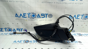 Ansamblu oglindă retrovizoare stânga pentru Audi Q7 16-19, 15+4 pini, încălzită, rabatabilă automat, semnalizator, antiorbire automată, cameră, BSM, alb, zgâriat