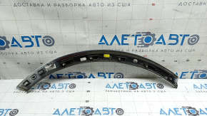 Накладка арки крыла задняя левая Audi Q7 16-19 на кузове под R18-R20, белая, царапины