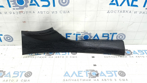 Ornamente prag interior spate dreapta pentru Mercedes W213 E 17-23, negru, zgârieturi