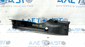 Ornamente prag interior spate dreapta pentru Mercedes W213 E 17-23, negru, zgârieturi