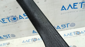Ornamente prag interior spate dreapta pentru Mercedes W213 E 17-23, negru, zgârieturi