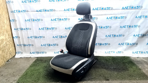 Водительское сиденье Kia EV6 22-26 с airbag, электрическое, подогрев, вентиляция, комбинированная кожа черная с серым, Gt-Line, царапины
