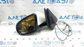 Ansamblu oglindă retrovizoare stânga pentru Mercedes W213 E 17-23, 10+8+2+2 pini, semnalizator, încălzit, iluminare din spate, antiorbire automată, BSM, alb