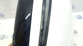 Зеркало боковое правое в сборе Mercedes W213 E 17-23 8+8+2 пинов, поворотник, подогрев, подсветка, BSM, белое, трещины в поворотнике