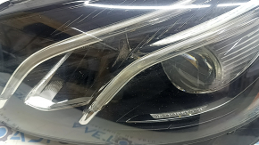Фара передняя левая в сборе Mercedes W213 E 17-20 LED, надломано крепление, под полировку